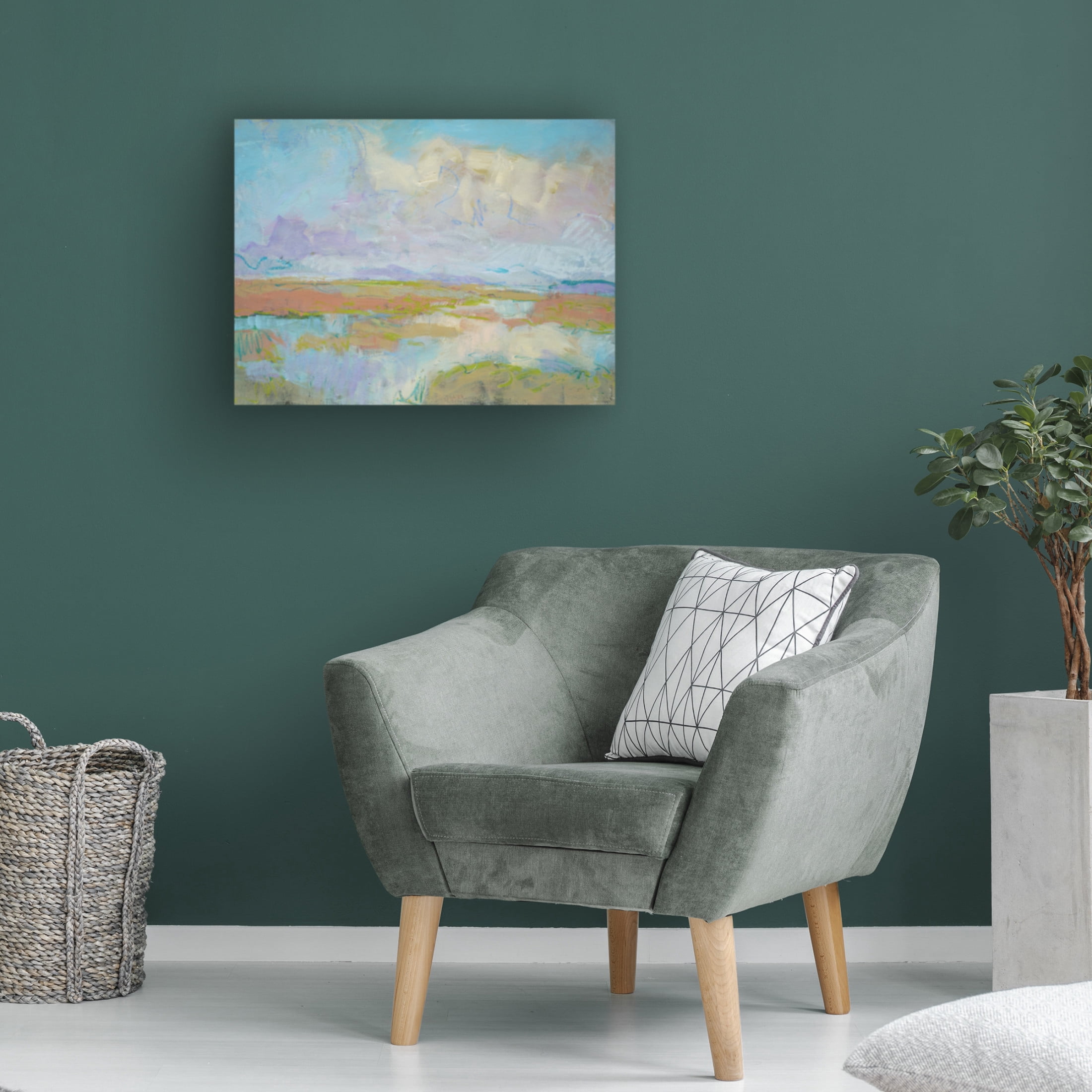Trademark Fine Art Dorothy Fagan  Heaven and Earth II Canvas Wall Art