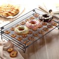 thumbnail image 2 of Large Foldable Cooling Racks for Baking,16.77" x 11" Durable Carbon Steel Wire Cooling Baking Racks - Used as an Oven Rack, Cookie Cooling Rack, and Drying Rack, 2 of 9