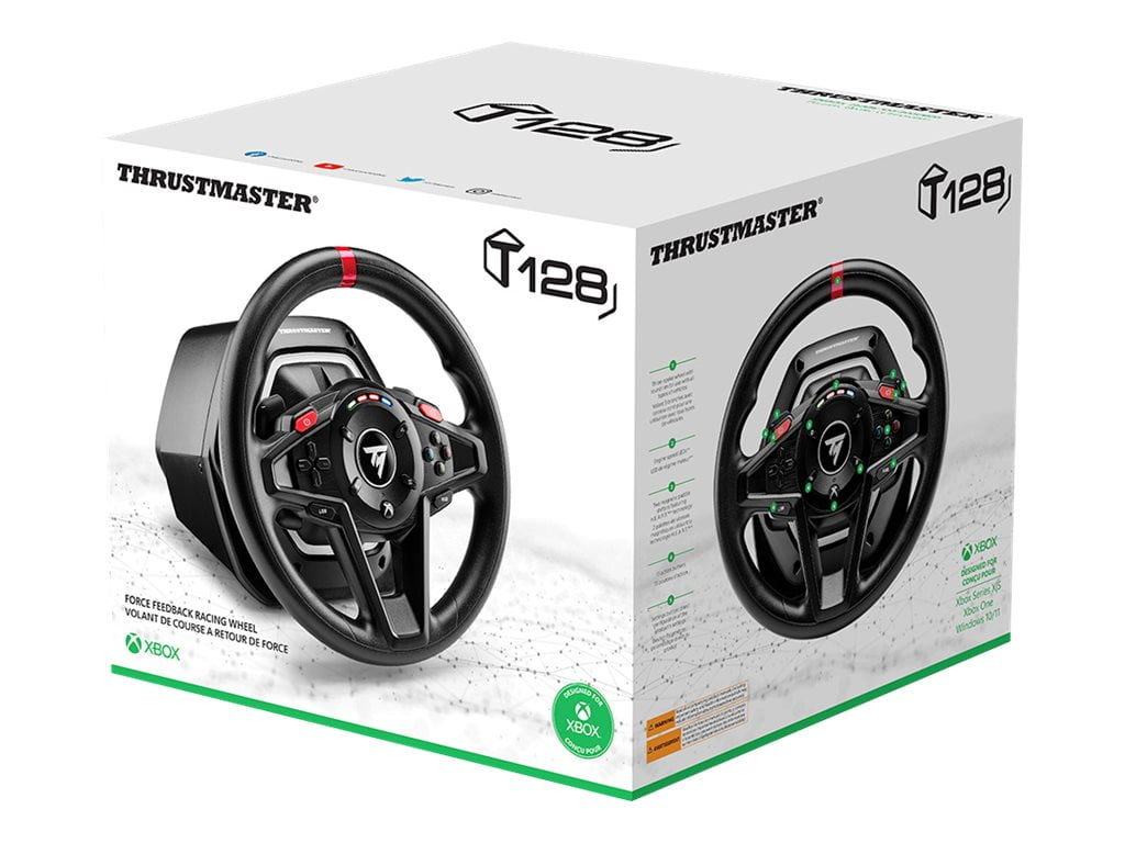 Buy Thrustmaster T128 P Force Feedback Racing Wheel and Magnetic Pedals,  Black Online - Variety Infotech