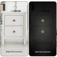 thumbnail image 3 of Peony Fluorescent Drawer Pulls with Screws: Round 4-Pack, Glow-in-the-Dark Knobs for Cabinets, Wardrobes, and Dressers - Furniture Decor with Fluorescence Handles, Crystal Knobs, 3 of 6