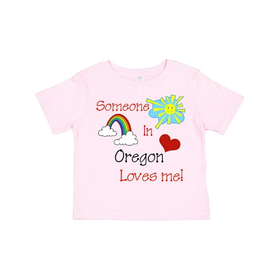 Inktastic Someone in Oregon Loves Me Boys or Girls Toddler T-Shirt
