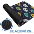 thumbnail image 6 of Long Mouse Pads for Desk,Navy Colorful Skull Pattern Desk Mats on Top Of Desks, Desk Mouse Pad Extra Large with 3mm Non-Slip Base and Stitched Edge for Gaming,Office,Work,Home 31.5"x11.8", 6 of 6