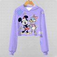 thumbnail image 1 of Sudadera con capucha para niños Nueva temporada escolar Top Primavera y otoño Niñas Cute Minnie Bubble Blowing Pattern Printed Short Hoodie140 heqiyong CONDUJO, 1 of 2