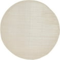 thumbnail image 1 of Unique Loom Tapis Williamsburg Solide Vibrant 5 Pieds x 5 Pieds Rond Beige, 1 of 1