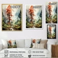 thumbnail image 4 of Designart "Enchanting Redwood Forest I" Tree Redwood Floater Framed Wall Decor, 4 of 5