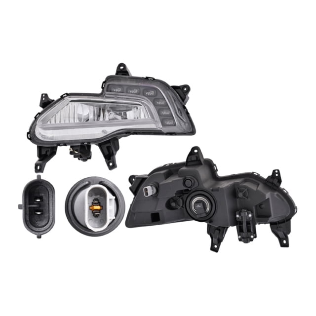 Faro Para Niebla TONG YANG Izquierdo Delantero Con Luz Día Hyundai I10 2018 A 2020