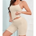 thumbnail image 6 of Women's Seamless Shapewear Set Camisole and Shaping Shorts 2 Piece Tummy Control Body Shaper for Everyday Wear S, 6 of 6