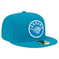 thumbnail image 3 of Men's New Era Teal Jacksonville Jaguars Checkered 59FIFTY Fitted Hat, 3 of 4