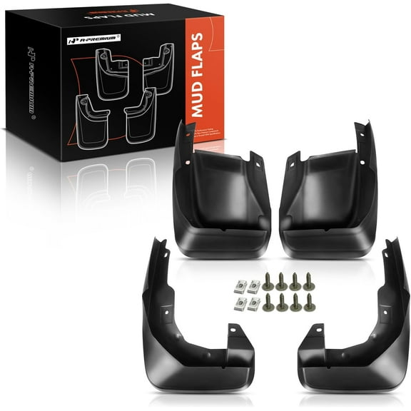 A-Premium Splash Guards Mud Flaps Mudguards Compatible with Honda CR-V 2007-2011 Front and Rear 4-PC Set