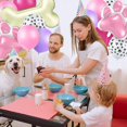 thumbnail image 5 of 46 piezas de decoración de globos con temática de perro que incluyen 3 globos de lámina de hueso, 3 globos de helio con estampado de patas de perro, 40 globos de látex con estampado de patas de p, 5 of 5