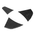 thumbnail image 1 of Decoración del volante, embellecedor interior del volante de fibra de carbono de 3 piezas Embellecedor del panel del volante Características de vanguardia, 1 of 9