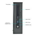 thumbnail image 2 of Restored HP 800 G1-SFF Desktop PC with Intel Core i5-4570 Processor, 16GB Memory, 500GB Hard Drive and Windows 10 Pro (Monitor Not Included) (Refurbished), 2 of 3