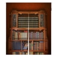 thumbnail image 1 of EREHome Classique Bibliothèque Japonais Noren Rideau Porte Porte Fenêtre Traitement Rideaux Coton Lin Rideau Taille 105x120 cm, 1 of 1