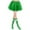 Green, variant on RUTAYY Adult Women Carnival Tutu Skirt Set With Thigh High Socks Dance Performance Festival Solid Color Casual Travel Skirts