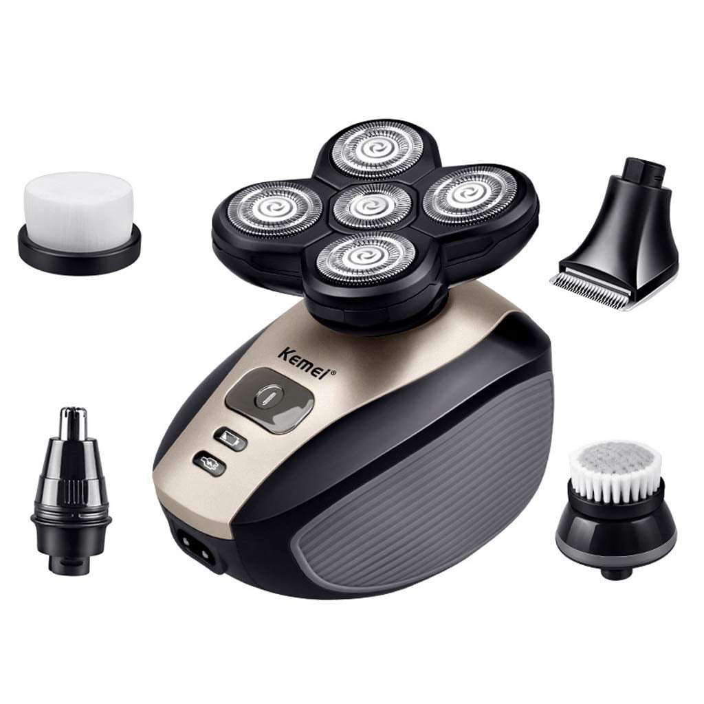 Five In One Electric Shaver With Five Heads Shaver Face Wash