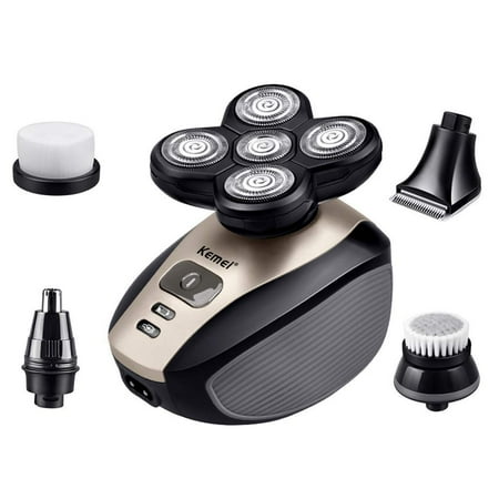 Five In One Electric Shaver With Five Heads Shaver Face Wash