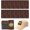 Rustic Gold, variant on Blank Leather Patches for Hats - Iron On Leatherette Patches for Laser Engraving Blanks, Custom Hat Patch Heat Press Supplies for DIY Repair and Decoration (60 Pcs, Black Silver)