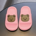 thumbnail image 4 of adviicd Slippers Girls Unisex-Child Beach Slides Comfort Slide Sandals Slip Resistant Slippers for Indoor Outdoor Water Shoes (Red,8), 4 of 5