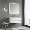 thumbnail image 3 of 36" Freestanding Bathroom Vanity with Sink & Mirror - Matte White, 3 of 8