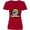 Red, variant on Inktastic Yellowstone Growling Bear Women's V-Neck T-Shirt