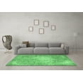 thumbnail image 3 of Ahgly Company Indoor Square Persian Emerald Green Traditional Area Rugs, 3' Square, 3 of 4