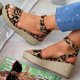 thumbnail image 4 of Zapatos planos de moda para mujer, sandalias informales de tacón de cuña hueca, zapatos de talla grande Wmkox8yii shjk3116, 4 of 6