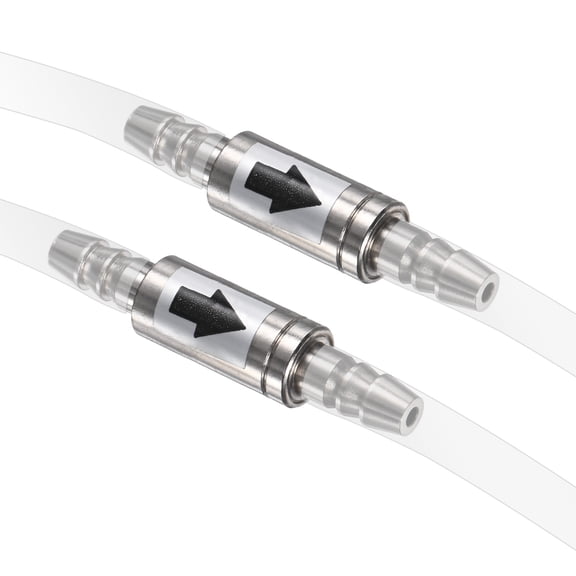 Uxcell 2-Pack CO2 Check Valve Aquarium, One Way Stainless Steel Check Valve for Aquarium Co2 System Diffuser/Fish Tank