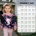 thumbnail image 7 of Yuyamidu Cherry Blossom Axolotl Sweatshirt Toddler Girl 1T 2T Blue Crewneck Sweatshirts Long Sleeve T Shirts Ruffle Casual Fall Tops Kids Everyday Athletic Clothes, 7 of 7