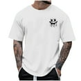 thumbnail image 2 of WAENQINLA Men's Short Sleeve T-Shirts Graphic Tees Classic Crewneck Summer Tops Fashion Print Tshirts Hip Hop Streetwear, 2 of 4