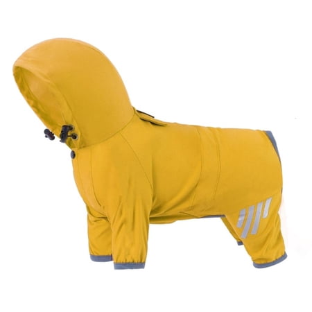 Giaone DogRaincoat Step In 4Leg Dog Windproof Rain Coat FourSeason Dog Travel Clothes
