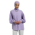 thumbnail image 2 of Dusty Lilac - Button Collar - Blouses - Refka, 2 of 5