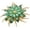 Green, variant on Sparkling Crystal Flower Brooch Pins for Women Dainty Rhinestone Flower Shape Brooch Pin Suit Scarf Hats Decoration Wedding Jewelry