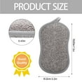 thumbnail image 3 of Clearance! Cleaning Brush 12 Pcs Multi Purpose Sponges Kitchen Dish Sponge for Washing Dishes Non Scratch Microfiber Sponges for Cleaning Dishes Pots and Pans Rough Scrubbers Side for Non, 3 of 9