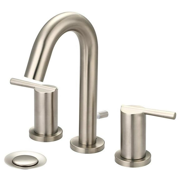 I2v L-7420-BN 4 in. Two Handle Lavatory Widespread Faucet - Brushed Nickel