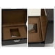 thumbnail image 5 of Caja de reloj individual, vitrina para relojes, soporte creativo multiusos para joyas y relojes. Marrón, 5 of 9