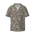 thumbnail image 6 of Kdxio Men's Hawaiian Shirt for Men Short Sleeve Shirt Retro Bunny Summer Casual Holiday Beach Button Down T-Shirts, 6 of 7