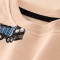 thumbnail image 5 of HWJAD Boy's Lightweight Sweatshirt Toddler Boys Cotton Long Sleeve Pullover Tops Kids Fall Winter Crewneck Shirt-Traffic Vehicle, 5 of 7