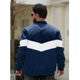 thumbnail image 2 of Fexilor Men's Bomber Jacket Casual Zipper Coat with Pockets Winter Windproof Jacket, 2 of 7