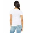 thumbnail image 4 of The Bella + Canvas Ladies Triblend Short Sleeve T-Shirt - SOLID WHT TRBLND - L, 4 of 4