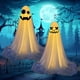thumbnail image 1 of 2 kits de fantasmas iluminados: kits de fantasmas para decoración de Halloween, kit de fantasmas iluminados de altura ajustable para Halloween, kit de fantasmas DIY con luces, kits de fantasmas ilumin, 1 of 7