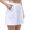 White, variant on ClodeEU Women's Summer Elastic Waist Loose Fit Athletic Shorts ,Solid Color Casual Bottoms Black,Womens Plus XL