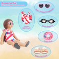 thumbnail image 2 of Ropa y Accesorios para Muñecas MSYO Verano Playa 5 Piezas para Muñecas de 18 Pulgadas, 2 of 6