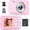 Pink, variant on Digital Camera, Camera with 32GB Card, FHD 1080P 44MP Vlogging Camera, 16X Zoom Point and Shoot Digital Camera Compact Portable Cameras for Teens Boys Girls Students Seniors-
