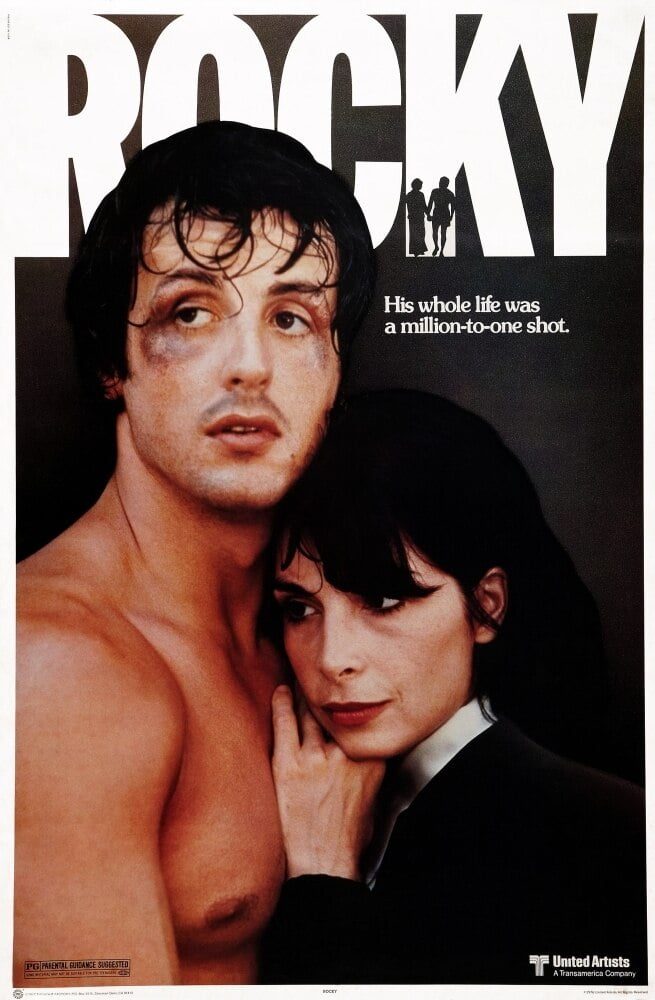 Rocky Us Poster Art From Left Sylvester Stallone Talia