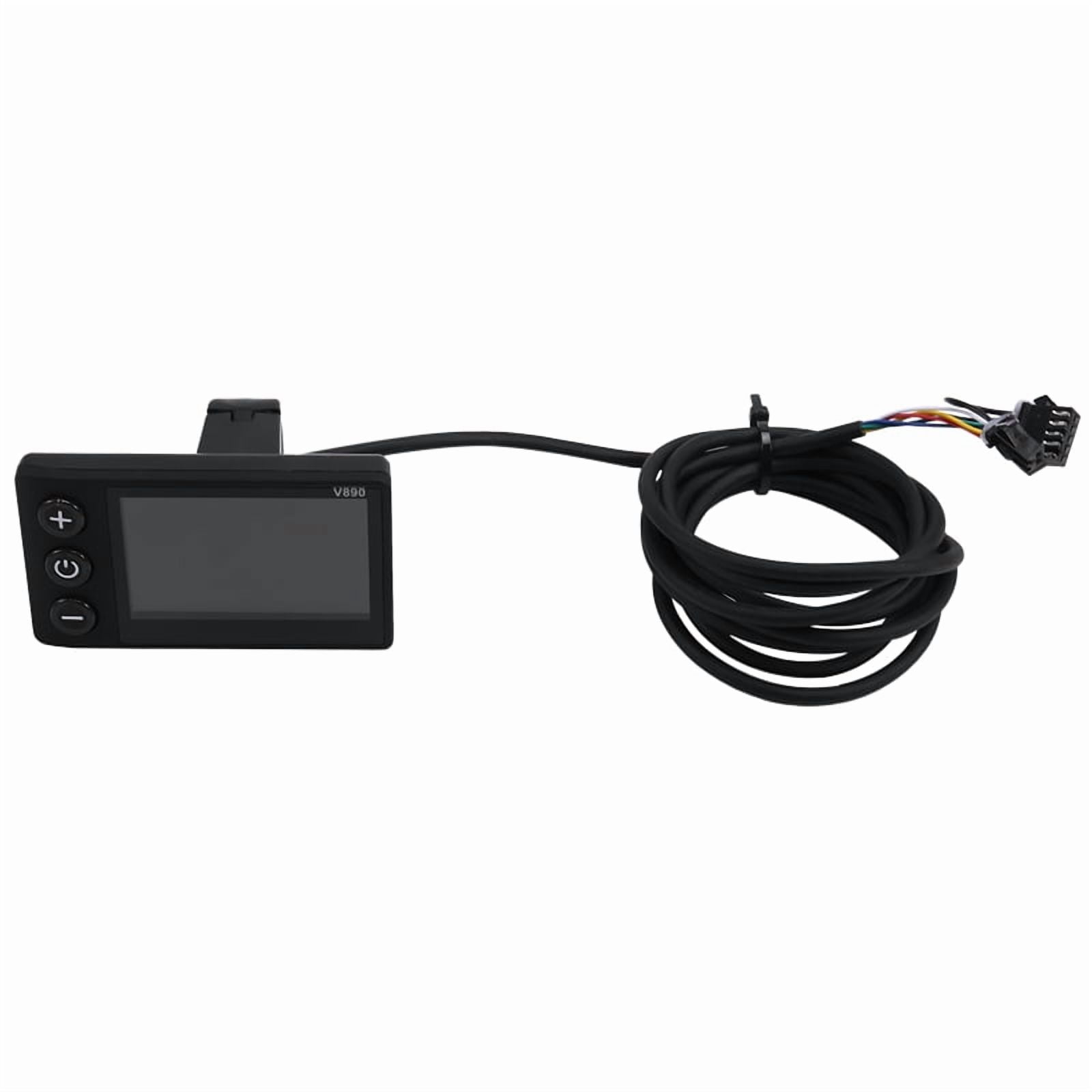 V890 Electric Bicycle LCD Display Multifunctional Riding Color Screen Control Panel for 22.2mm Handlebar