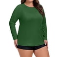 thumbnail image 4 of UV Protection Shirts for Women Long Sleeve Athletic Shirts UV Sun Protection Quick Dry Workout Fishing Lightweight Tops, 4 of 5