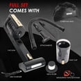 thumbnail image 2 of DNA Motoring For Glossy Black / Gold LED Light Mini Handheld Cordless Motorized Brush Car Vacuum Cleaner Cleaning Kit, 2 of 7