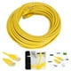 thumbnail image 5 of Cable de conexión amarillo de red Lan Ethernet de alta velocidad RJ45 1000M CAT5 Gigabit para computadora 40m, 5 of 8