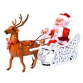 thumbnail image 3 of Electric  Deer Cart,  Deer Cart Plush  For Festival For Family, 3 of 8