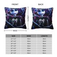 thumbnail image 4 of Fundas de almohada de felpa para interiores de Pesadilla antes de Navidad, cuadradas, de doble cara, decoración para el coche, cama, dormitorio, sofá, fundas de almohada suaves, decoración del hogar,, 4 of 5